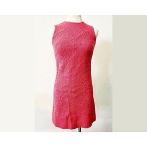 1960s Alison Ayres Salmon Zippered Rockabilly Pinup Wiggle Dress
